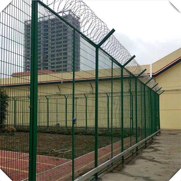 湖北监狱钢网墙 狱墙加高隔离网