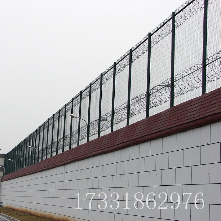 湖北监狱Y型柱防御护网 监狱防护网 钢网墙