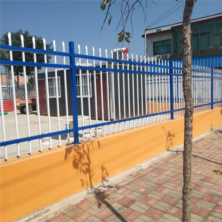 湖北学校锌钢护栏网 围墙防护栏杆