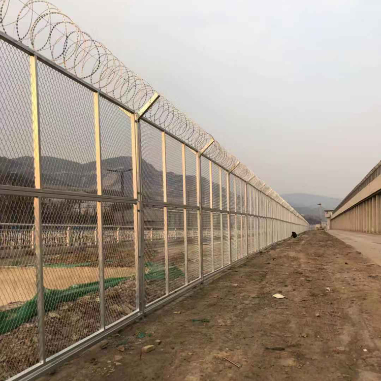 湖北监狱通透式钢网墙